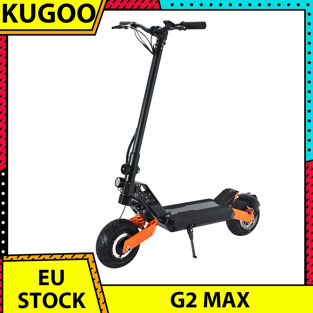 KUGOO NipMAX-Trottinette Électrique Pliable, 10 Pouces, Pneumatique, Moteur 1500W, E-Scooter, Batterie 48V 21Ah, Vitesse Max 55 km/h, Autonomie 80km