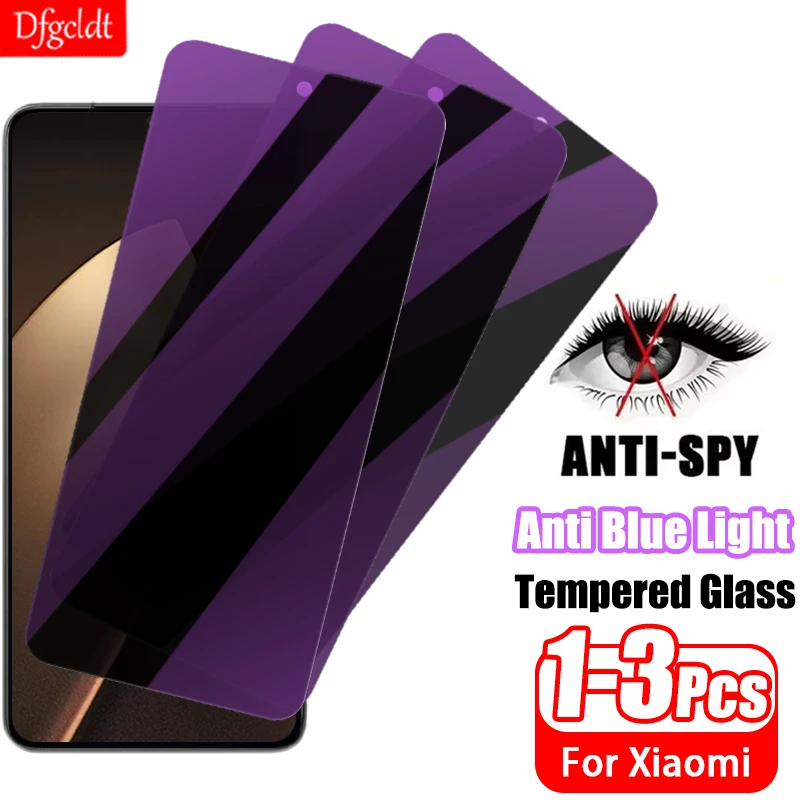 

Anti Blue Light Privacy Tempered Glass for Xiaomi 15T 14T 13T 12T 11T Screen Protector for Mi 15T 14T Pro 9H Protective Film