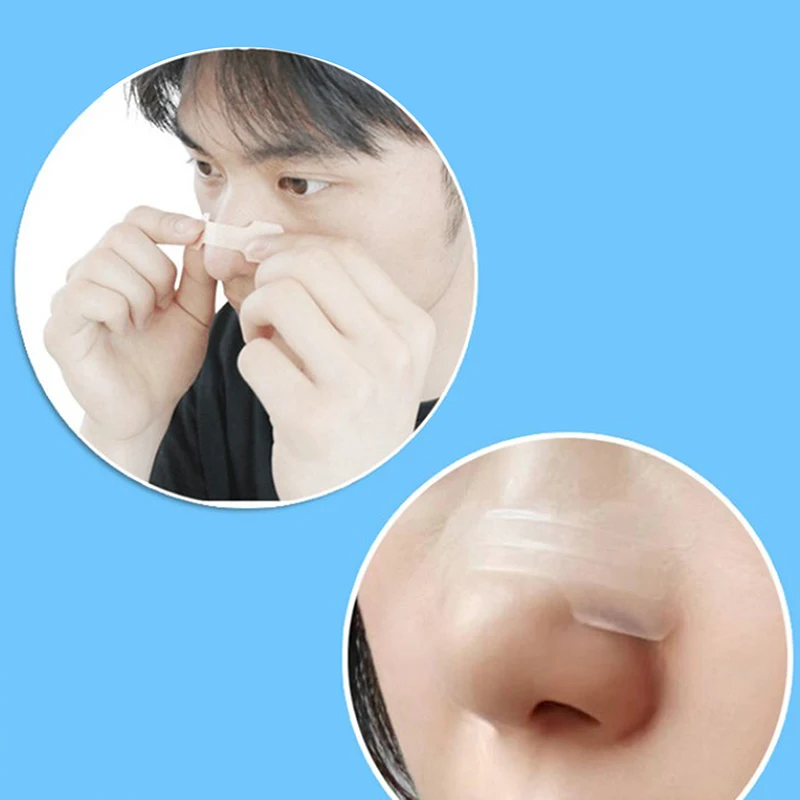 

50Pcs 55x16MM Nasal Strips Anti Snoring Breath Aid Better Sleep Patch