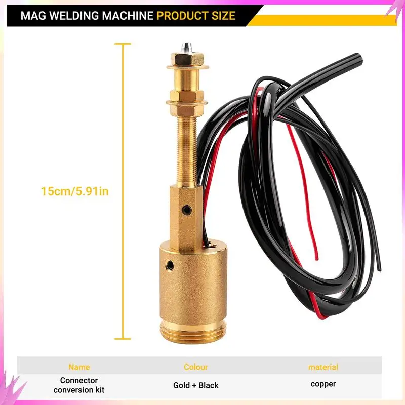 

B50C Central Connector Conversion Set MIG/ Welder Euro Connector Central Adaptor