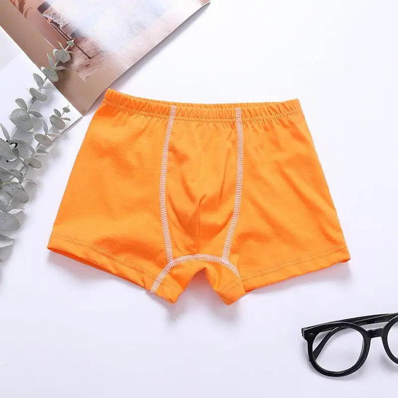 6pc Boys Boxer Solid Underwear Baby Panties Briefs Kids Panties for Children 2-10Years