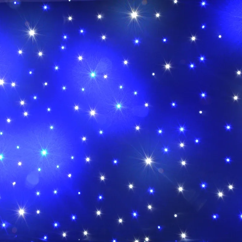 Customizable LED Backdrop Top Quality LED Star Cloth Starry Sky Cloths Curtain DMX512 Control For Stage Wedding Event Show Party