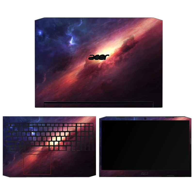 Laptop Skins para Acer Nitro Adesivos de Vinil Filme Personalizado An51752 54 41 An515-57 58 An1641 51 An515-54 55 56 44 45 46 47