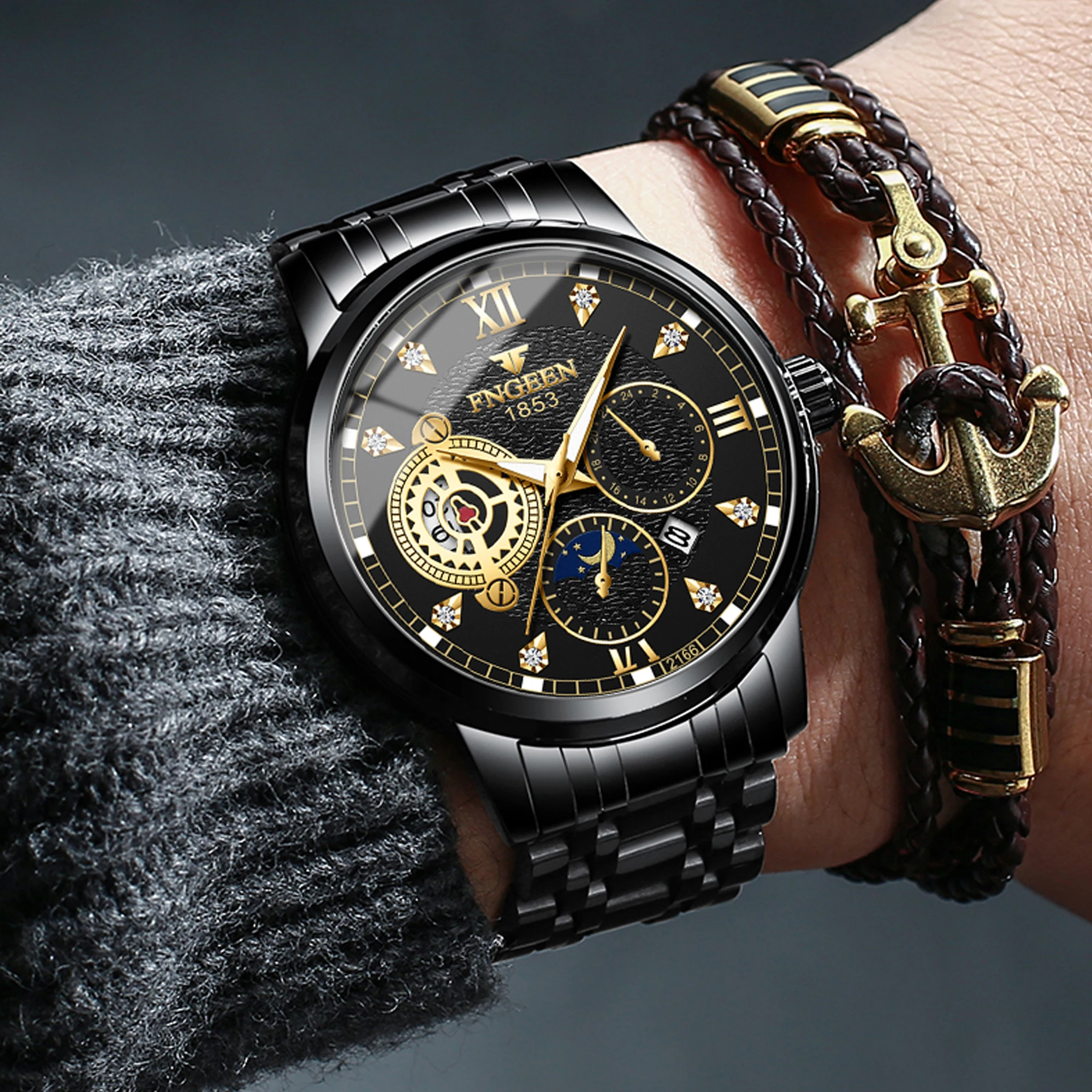 BINBOND Automatische Datumsanz – Smartwatch Luxury Watches For Men Bewertung und Preis