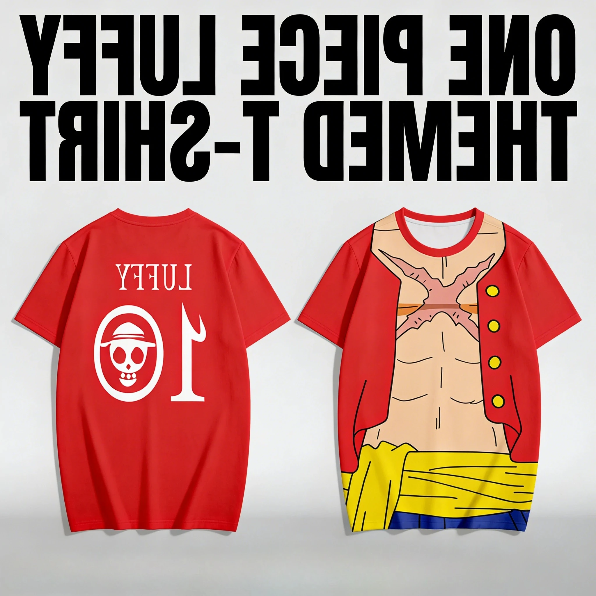 Ozean-Abenteuer Anime Koreanischer Stil Kpop Baseball Hockey T-Shirt Jersey Neue Mode Streetwear Anime Y2k Tägliche Unisex-Oberteile T-Shirts