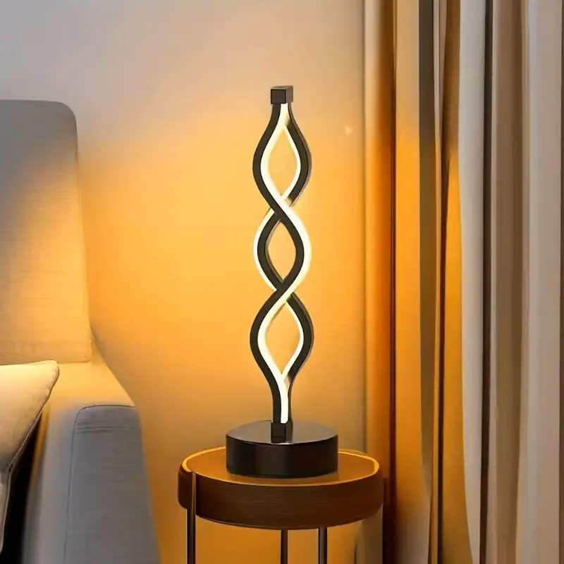 Creative Seaweed Table Lamp LED Decorative Lighting Desk Lamp USB Powered Bedroom Bathroom Decoration