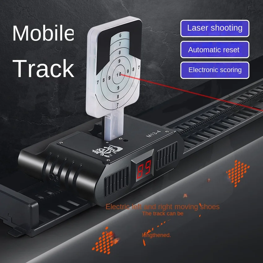 Moving laser target  track electric  Automatic rebound Lighting sound Electronic scoring