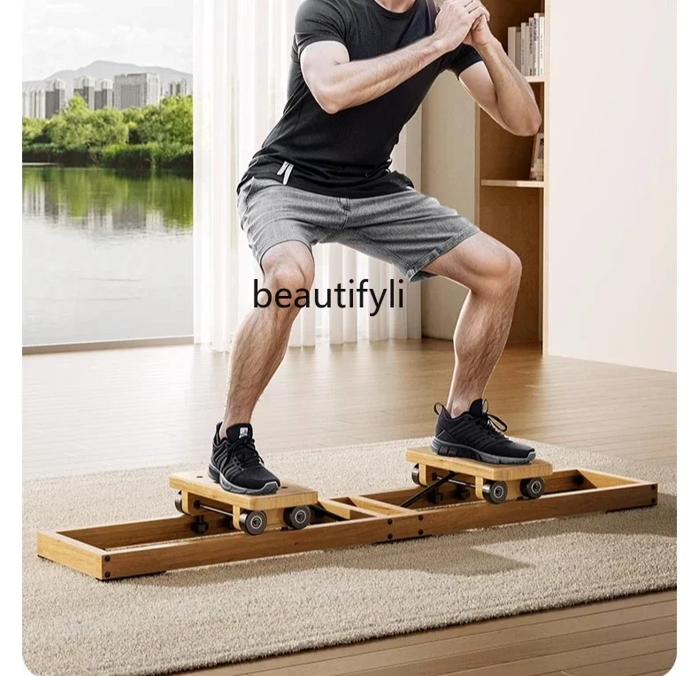 A49 Wooden ski machine pelvic floor muscle trainer Postpartum repair hip closure exercise leg beauty machine