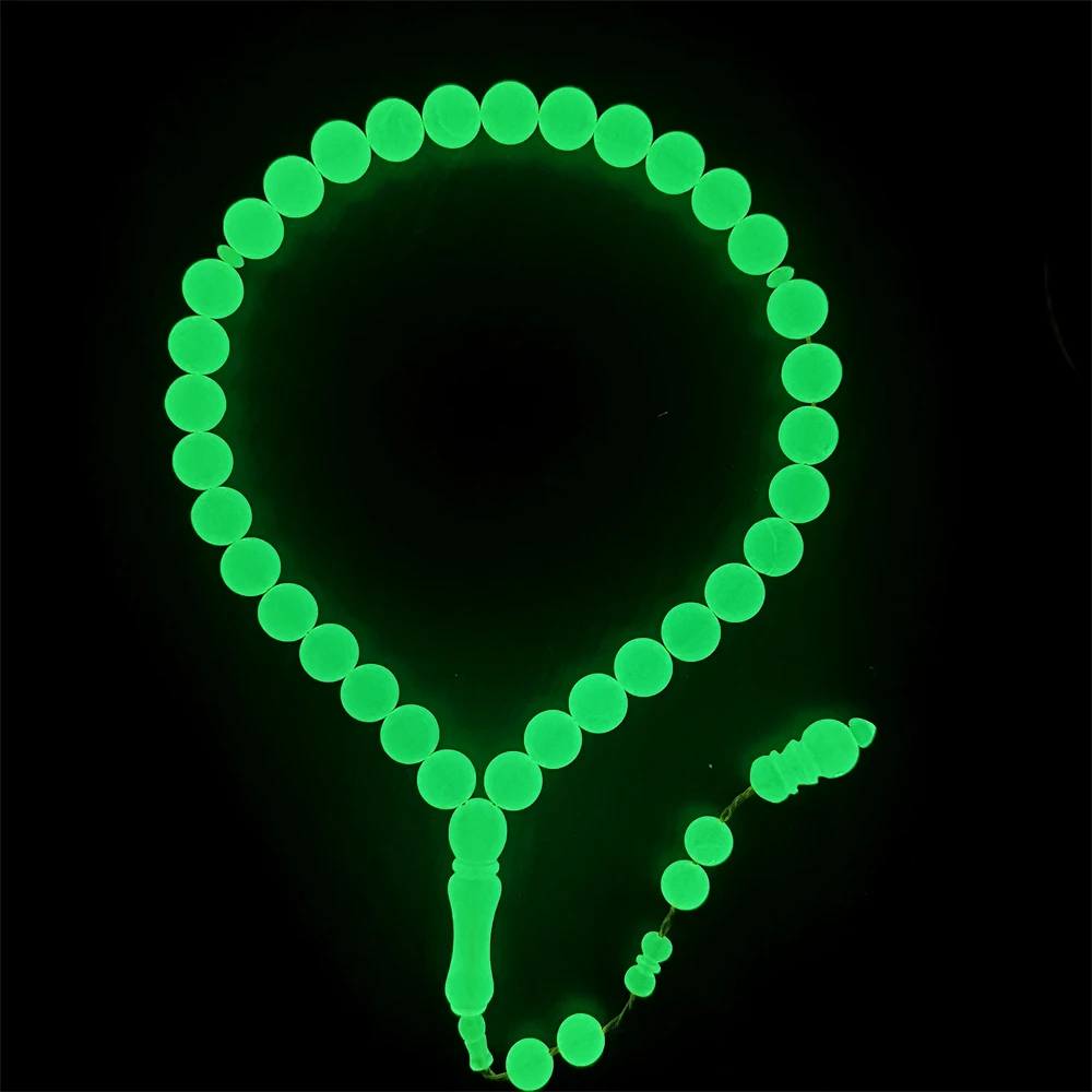 Muslim Rosary Misbaha Glow in dark Luminous 33 beads tesbih subaha Islamic Prayer Beads Tasbih