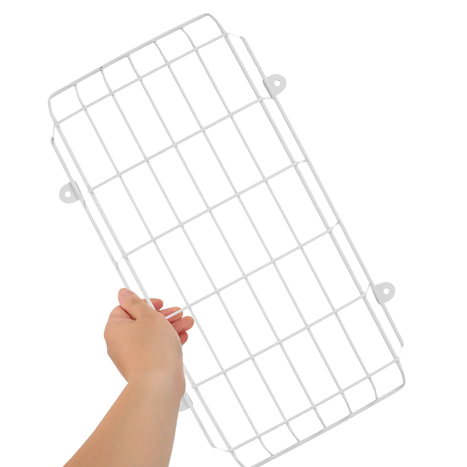 

Shine Indicator Light Protective Cover Man Emergency Lighting Iron Exit Sign Cage Metal