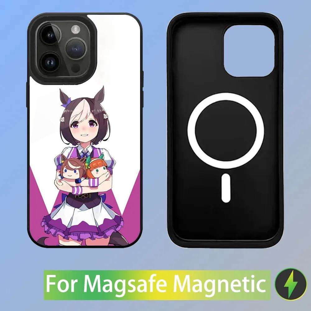 Game Pretty Derby Uma Musume Phone Case For iPhone 15,14,13,12,11,Plus,Pro,Max Mini Magsafe Magnetic Wireless Charging