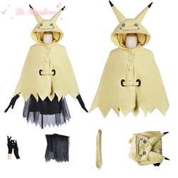 Mimikyu Cartoon Suit Cosplay Women Pajama Anime Cloak Dress Costume Halloween Cloak for Adults Cute Pajamas