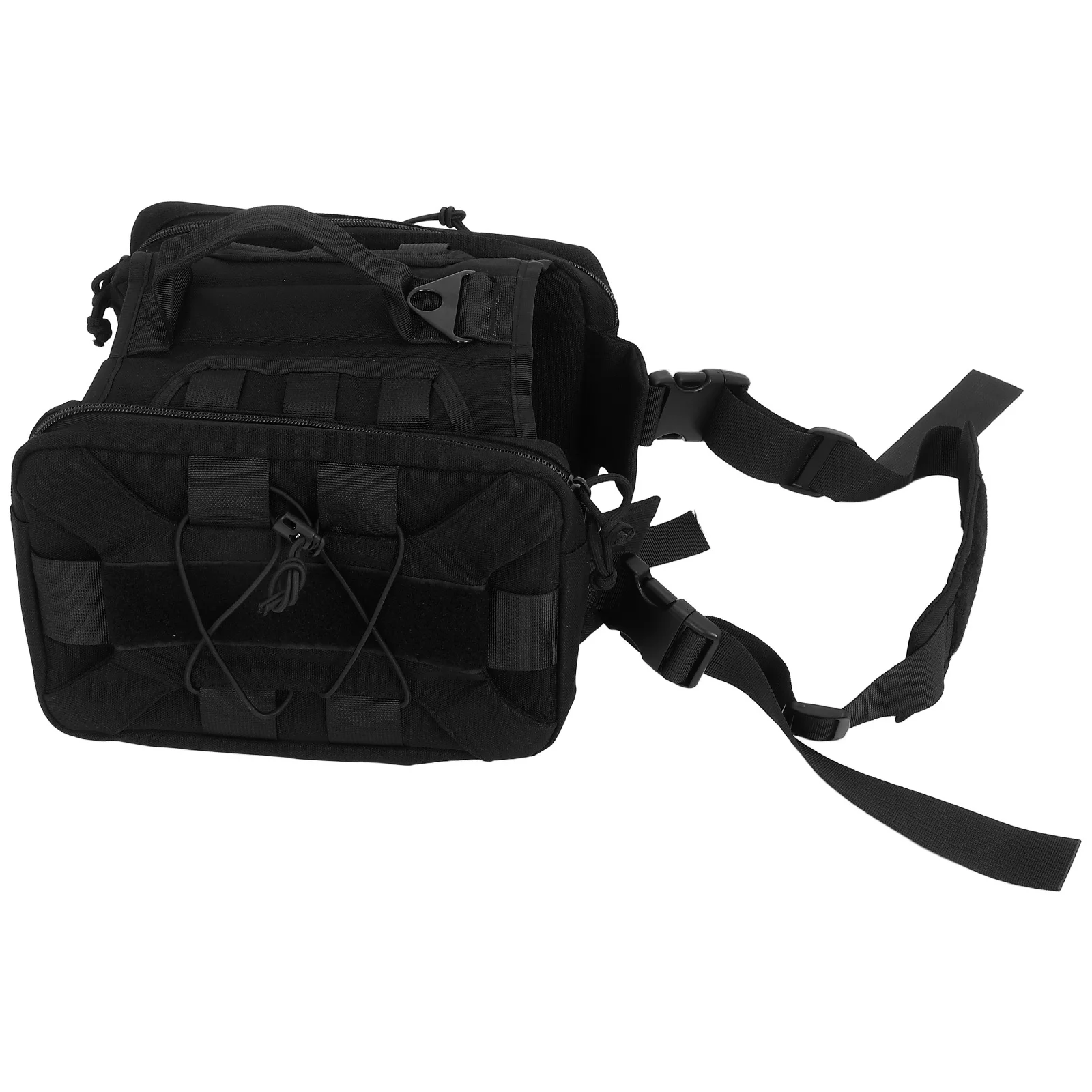 

Large Dog Saddle Bag Adjustable Nylon Hiking Backpack Carrier Spacious Side Pockets Travel Hiking Dog Harness Pack for Medium