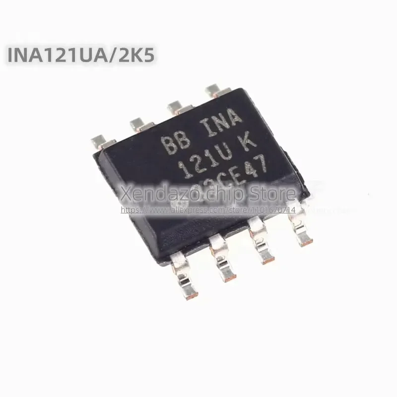 1pcs/lot INA121UA/2K5 INA121UA INA121U INA 121UA SOP-8 package Original genuine Low-power instrument amplifier chip