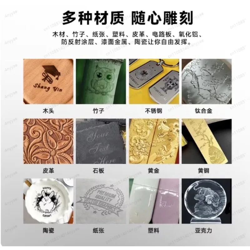 S1 2.5/3.5/6W Laser Engraver Machine Portable Mini Laser Engraving Cutting Machine for Wood Leather Working Area 130*130mm view 3