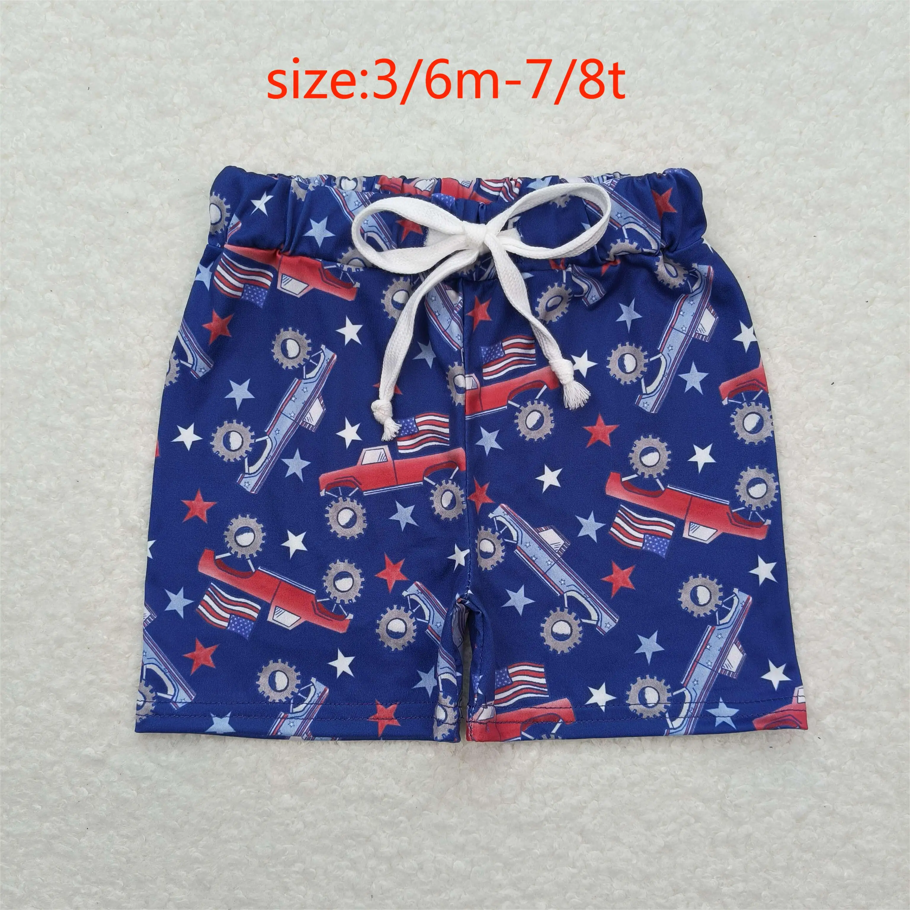 

z1201-06 SS0205 Wholesale New Arrival baby boys clothes Star Navy Blue Shorts Boutique Summer baby boys shorts clothes