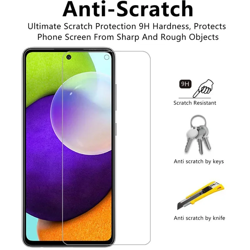 protective tempered glass for samsung a52 5g 4g screen protector on galaxy a 52 52a film samsun samsumg sansung galxy samsunga52 image 3