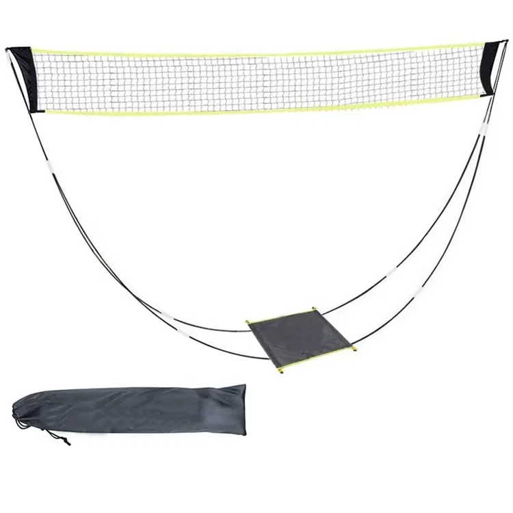 مجموعات كاملة لتنس الريشة الداخلية والخارجية متعددة الألوان مع شبكة شبكية على الرف