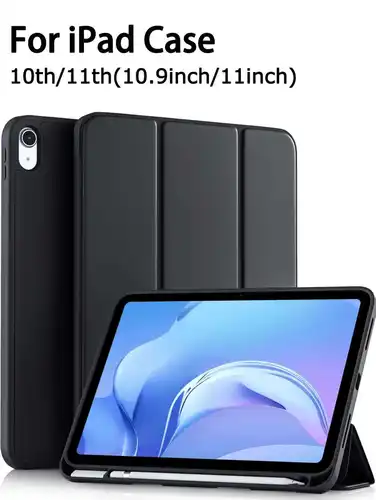 Compatible con iPad (A16) Funda de 11.a generación de 11 pulgadas 2025, para iPad de 10.a generación Funda de 10,9 pulgadas 2022 con portalápices