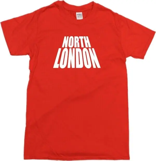 North London T-Shirt - Retro 60's/70's Style Font, Souvenir, S-XXL, Various Cols