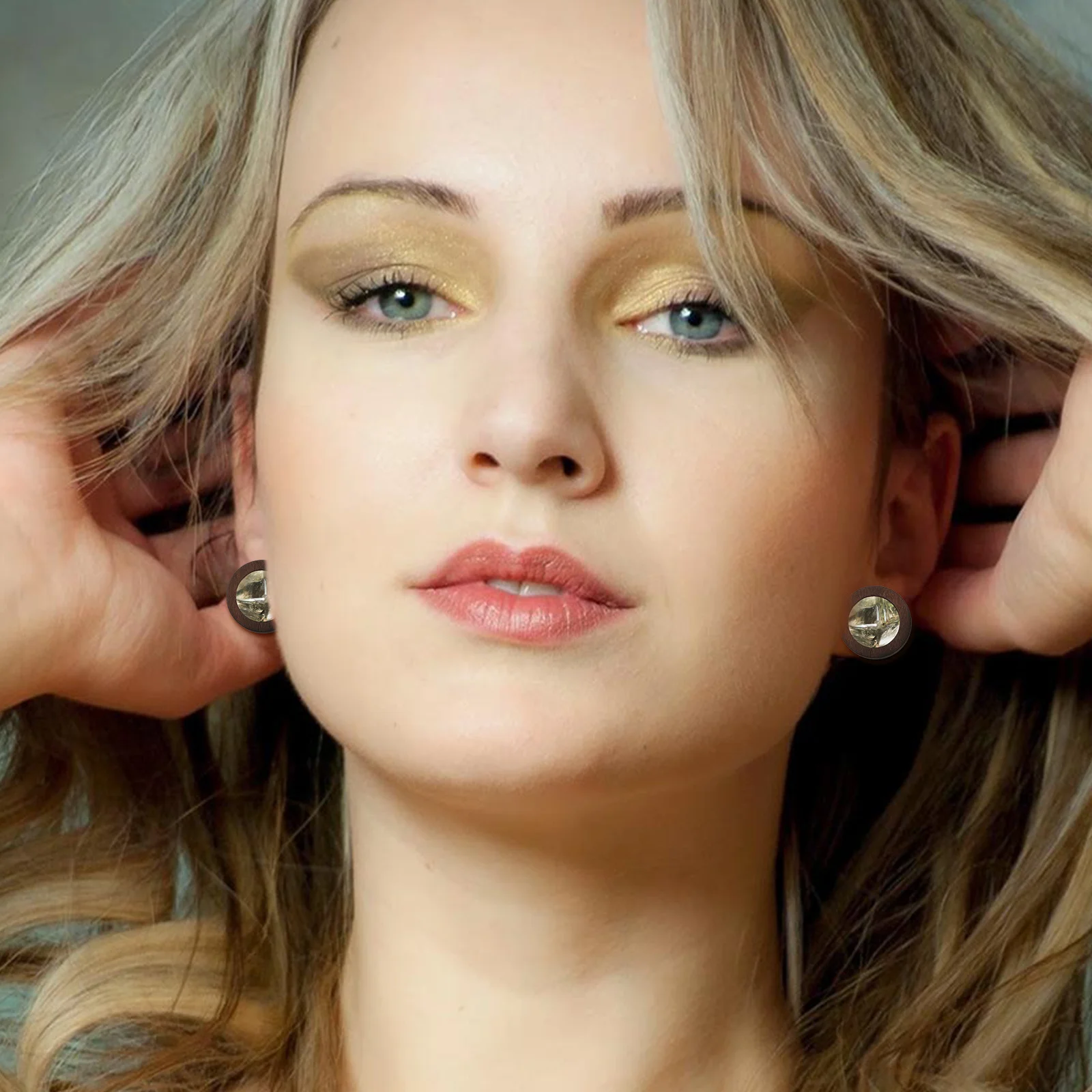 30 قطعة قاعدة الحافة الخشبية الصواني Diy بها بنفسك صنع المجوهرات عدة للأطفال الكبار لوازم الحرفية القرط إعداد الفراغات Diy بها بنفسك القرط