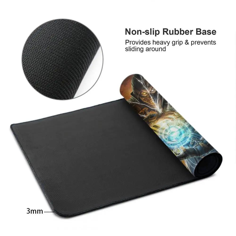 Mortal Kombat Mouse Pad Large Computer Mousepad Office 1000x500mm XXL Pc Gamer Non-slip Rubber Keyboard Deskmat