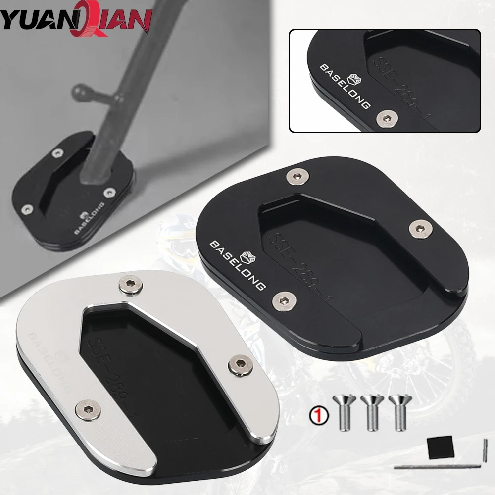 GS1200 Motorcycle Kickstand Side Stand Extension Support Pad For BMW R1200GS 2004 - 2008 2009 2010 2011 2012 R 1200 GS R 1200GS
