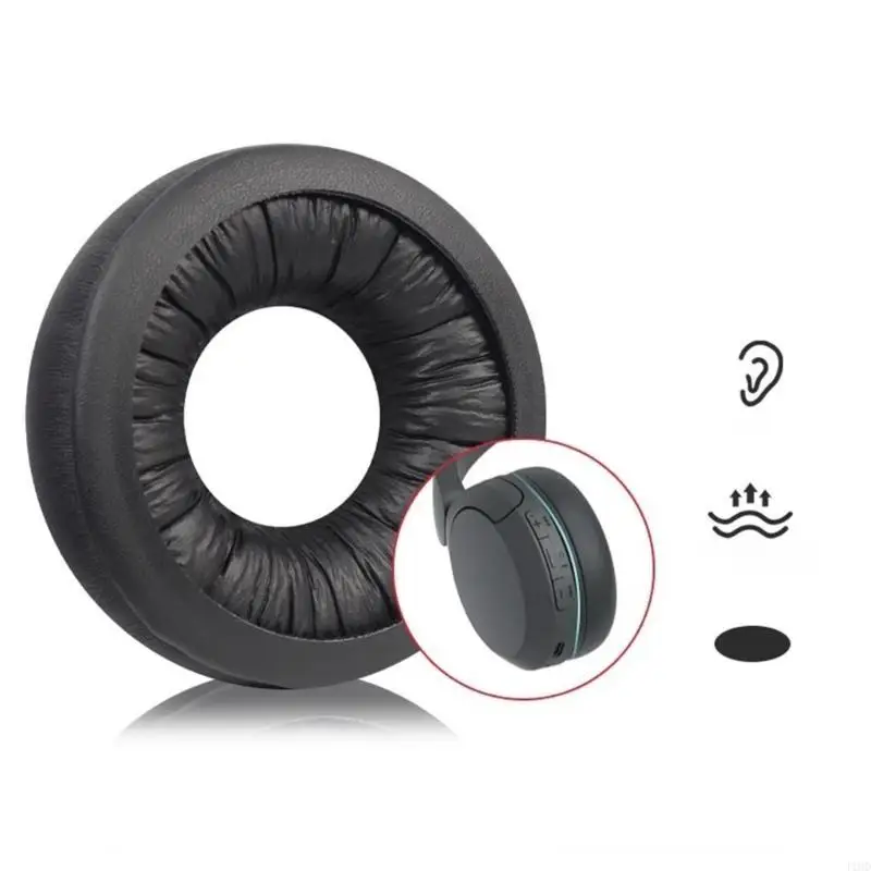 J1HD أسماء الأذن قابلة للتنفس لوسائد أذن سماعة رأس سماء سماعات الرأس مرنة أذن سماعات الرأس وسادات الأذن