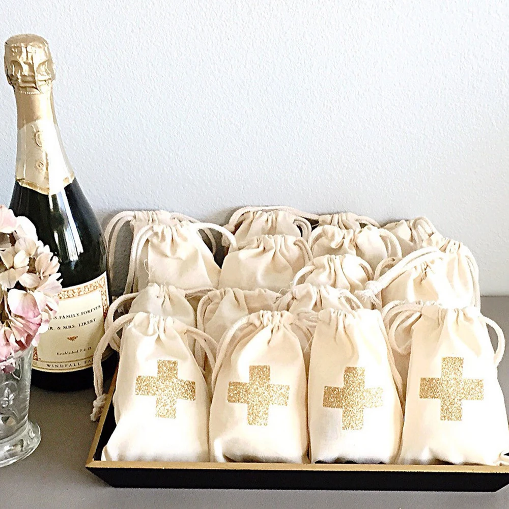 Custom 20/30/50pcs Hangover Survival Kit Favor Bags Wedding Birthday Party Recovery Kit Thank You Gift for Hangover Parties