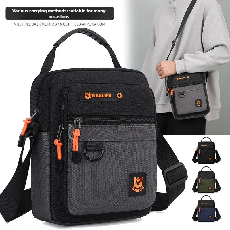 

Casual Men's Handbag Shoulder Bag Lightweight Oxford Men Purse Small Crossbody Bag Fashion Stylish Men's Bag Messenger Bags SAC