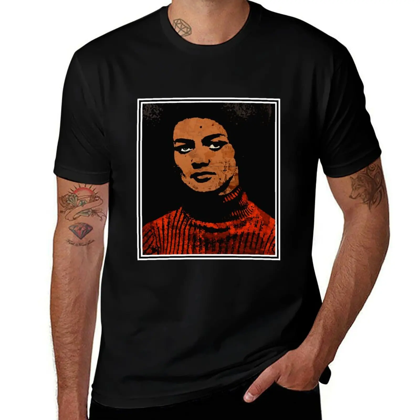 

Футболка Kathleen Cleaver-2, мужские забавные хлопковые футболки с рисунком, комплект футболок