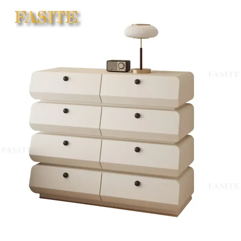 For French Medieval Retro Luxury High Sense Art Chest of Drawers 6 Drawer Bedroom Bedside Table Living Room Home Furniture