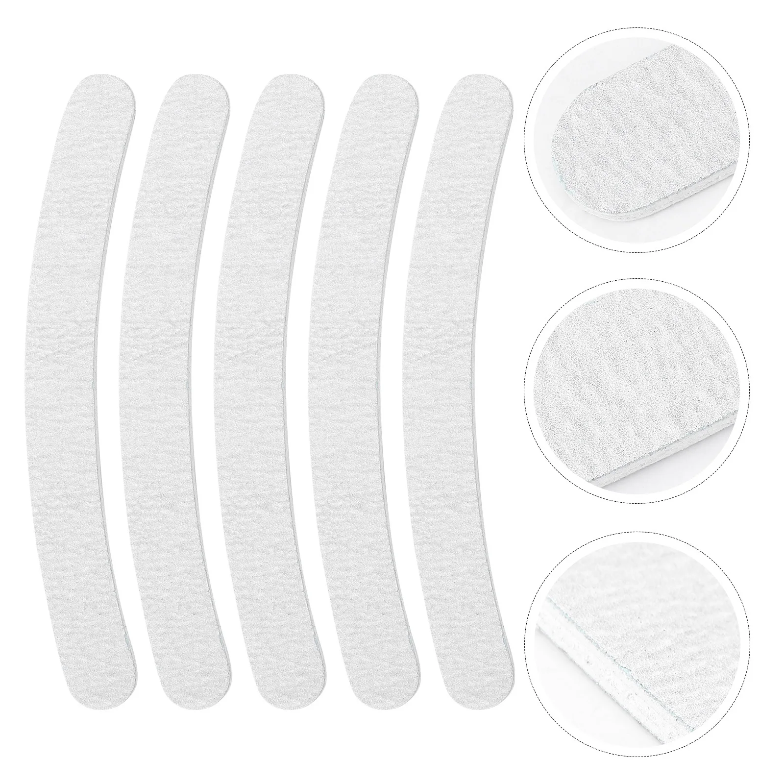 

5Pcs Nail Files 178x04cm Eva Nail Art Tools for Filing Polishing Natural Artificial Nails Manicure Extensions Random Color