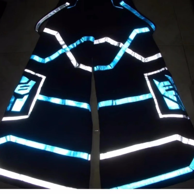 

Модные светящиеся в темноте брюки для танцев Shuffle Ghost Step Dance, унисекс, для подростков, новинка 2025 года