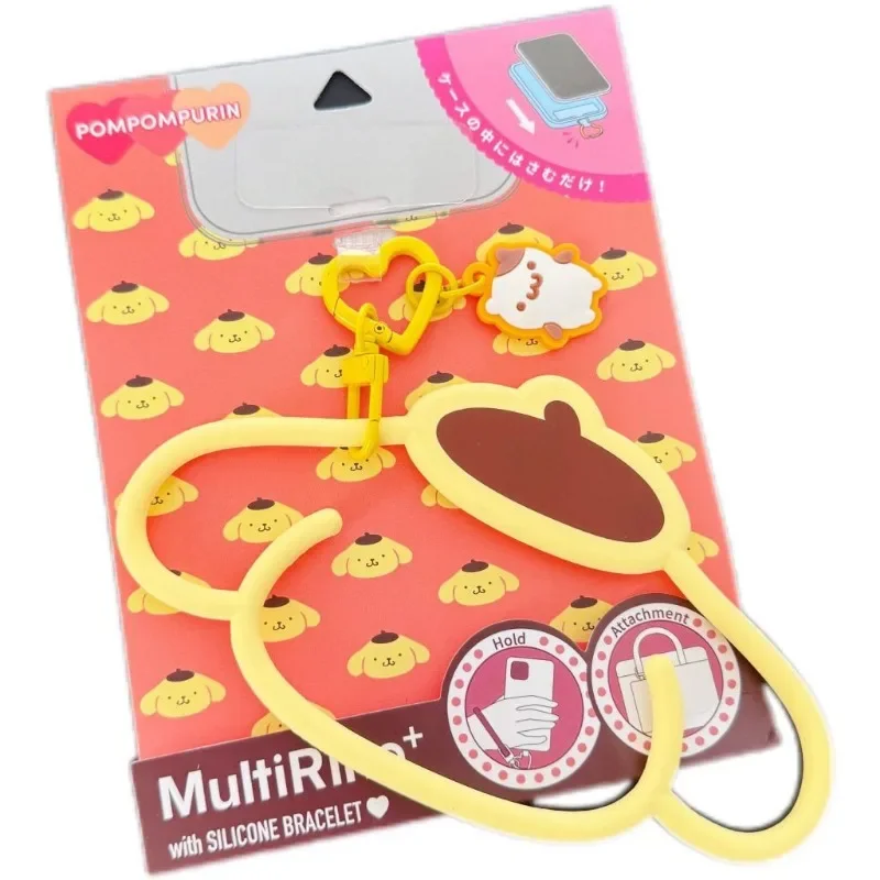 جديد بلدي ميلودي كورومي مرحبا كيتي أنيمي الطرفية الكرتون لطيف الهاتف المحمول مشبك عالية القيمة حلقة سيليكون مكافحة خسر المفاتيح