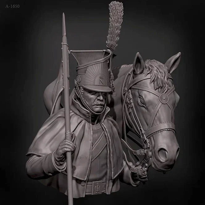 1/10 Resin bust model kits figure colorless and self-assembled A-1650