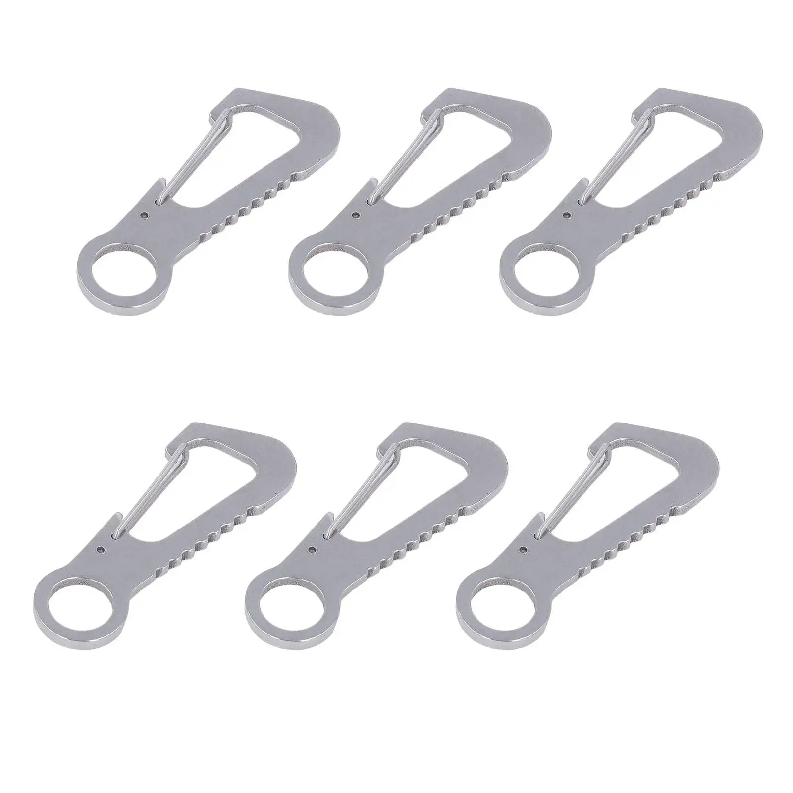 Stainless Steel Multifunctional Quick Hang Buckle Bottle Opener - Travel Friendly