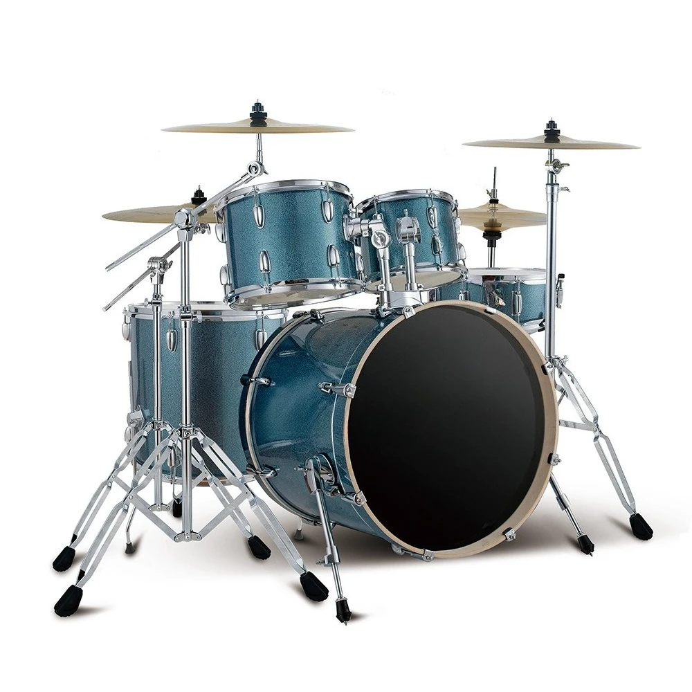 Adult self-taught drum kit 5 drums 3 cymbal 4 cymbal beginner entry level test