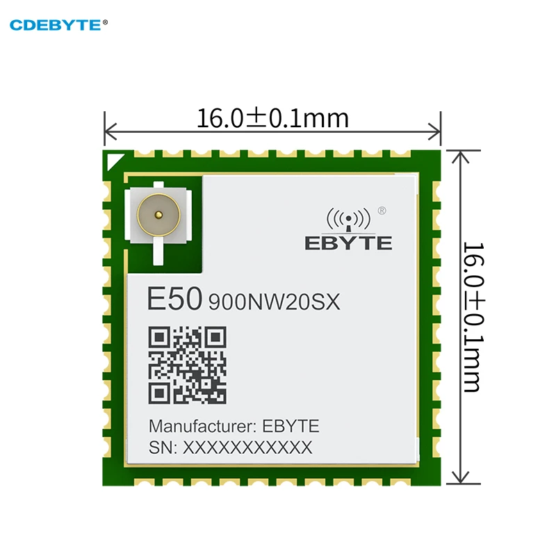 868MHz 915MHz EFR32FG23 WM-BUS modulo SoC Wireless RF IC E50-900NW20SX Low Power Star Networkin a lunga distanza 2.5KM M-BUS Ipex