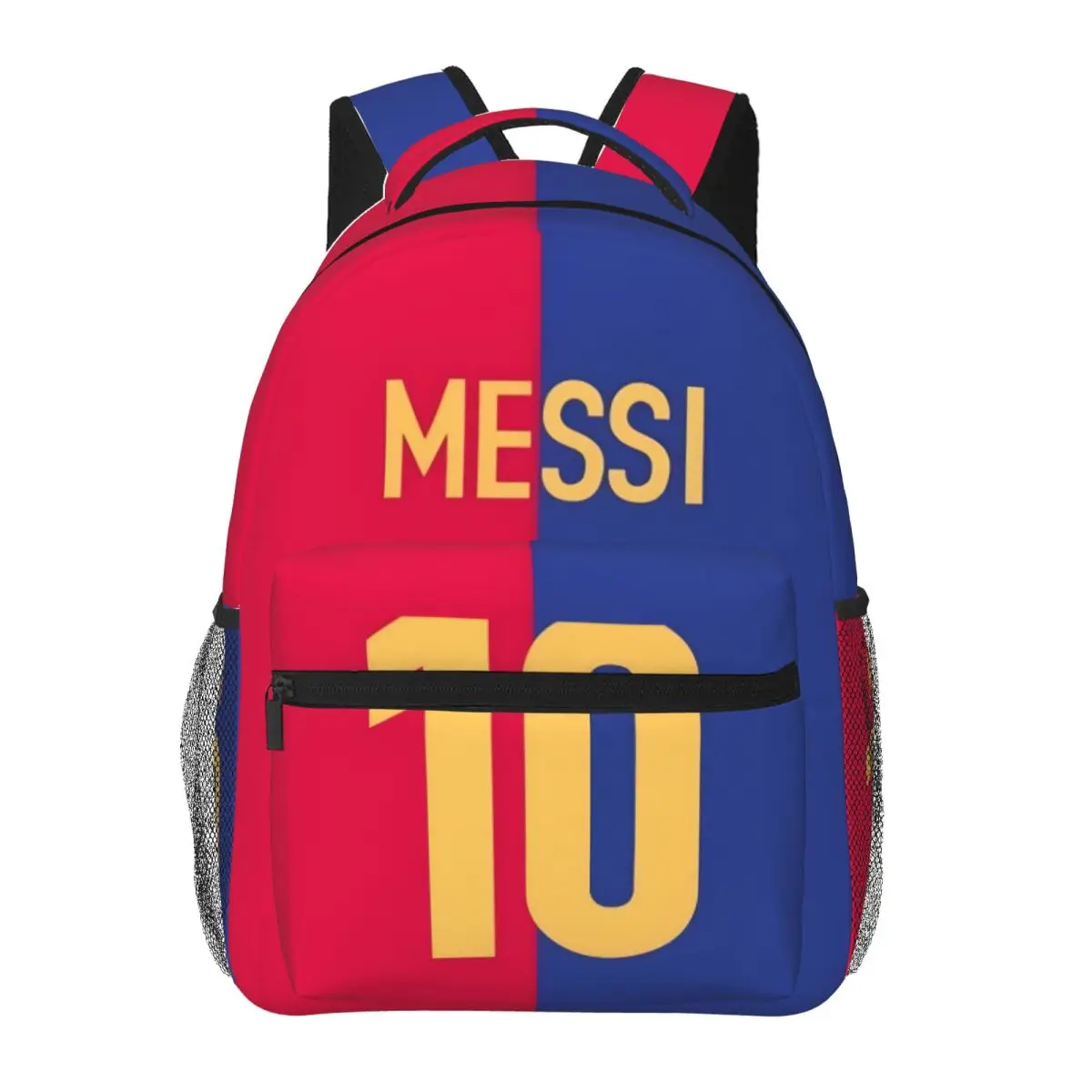 Argentina Number 10 Messi New Fashion High Capacity Waterproof College Backpack Trendy Laptop Travel Book Bag 17in