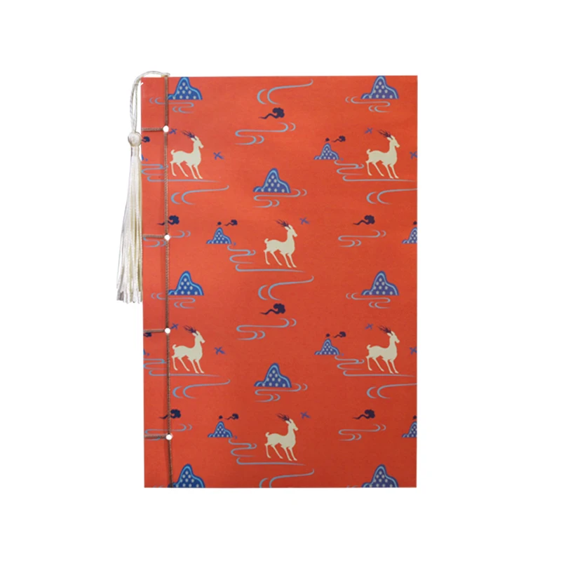 Dunhuang Academy Nine Color Spirit Deer Tassel Thread Binding Notebook Journal Customizable Business High End Student Notebook