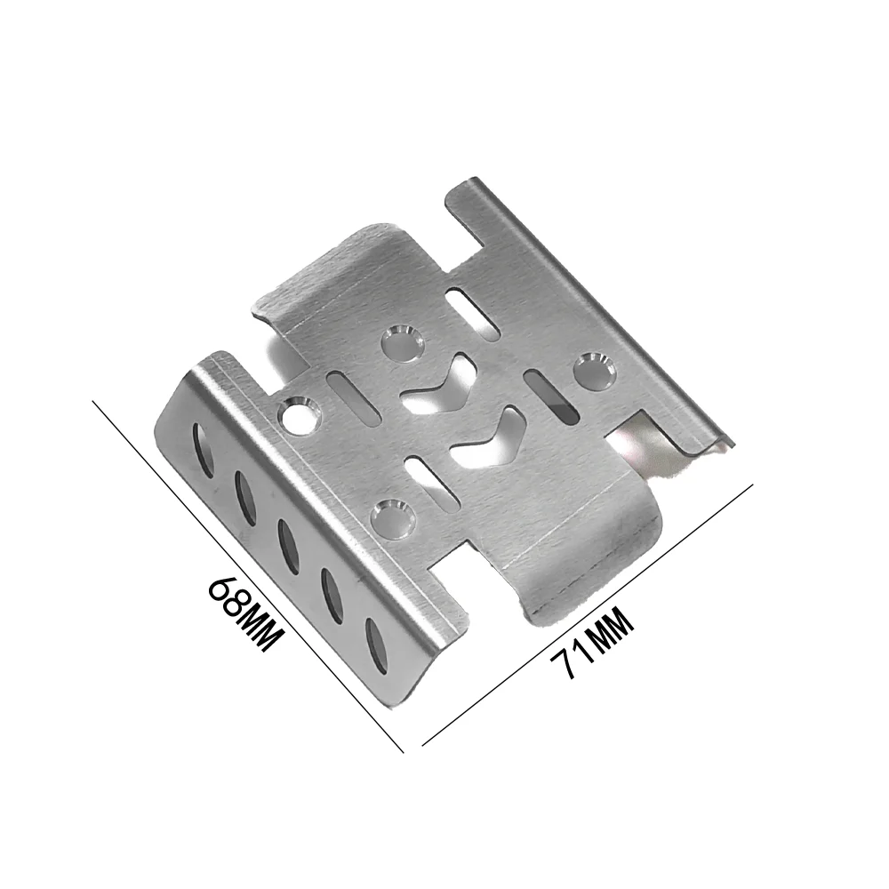MJX H8P 1/8 RC Car Spare Parts Metal Chassis Armor OP Upgrade Parts Front / Middle / Rear Guard Plate Armor