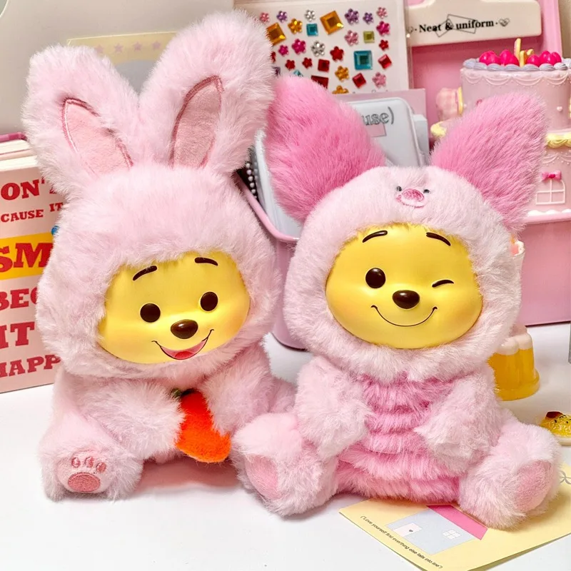 ويني ذا بوه المشاغب حفلة الفينيل أفخم صندوق أعمى بوه الدب حقيبة قلادة صندوق غامض مفاجأة لعبة لطيف دمية ديكور الهدايا