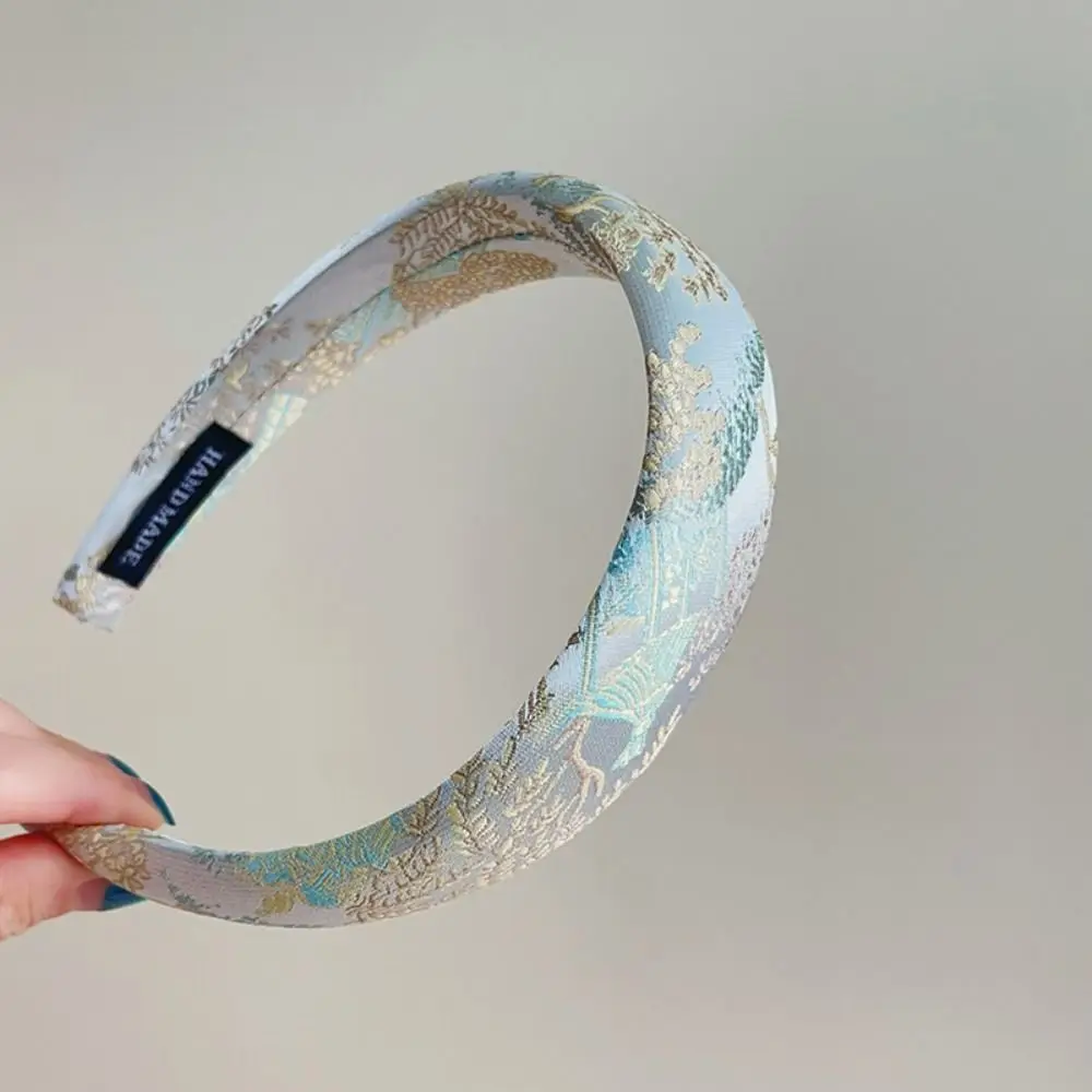 الحلو الصينية التطريز عقال أنيقة الرجعية الساتان الجاكار الشعر هوب الإسفنج كل مباراة رائعة عقال النساء #5