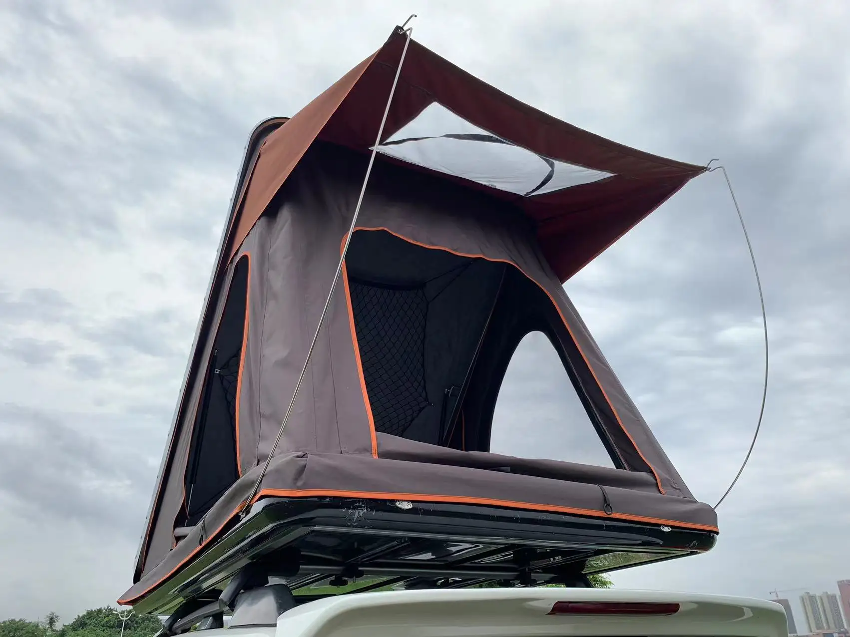 

4 Person SUV Rooftop Camping Tent With Large Inner Space ABS Clamshell Hard Shell Roof Top Tents for Car