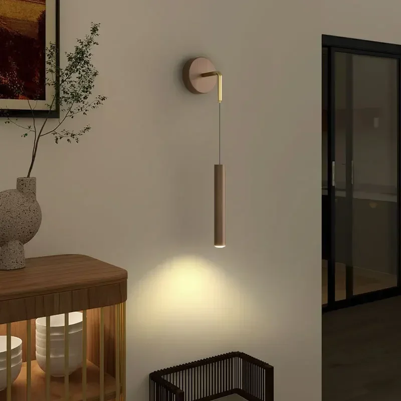 Modern LED Wall Lamps Simple for Bedroom Bedside Creative Wall Sconces Reading Aluminum Alloy Indoor Decoration Lighting Fixture
