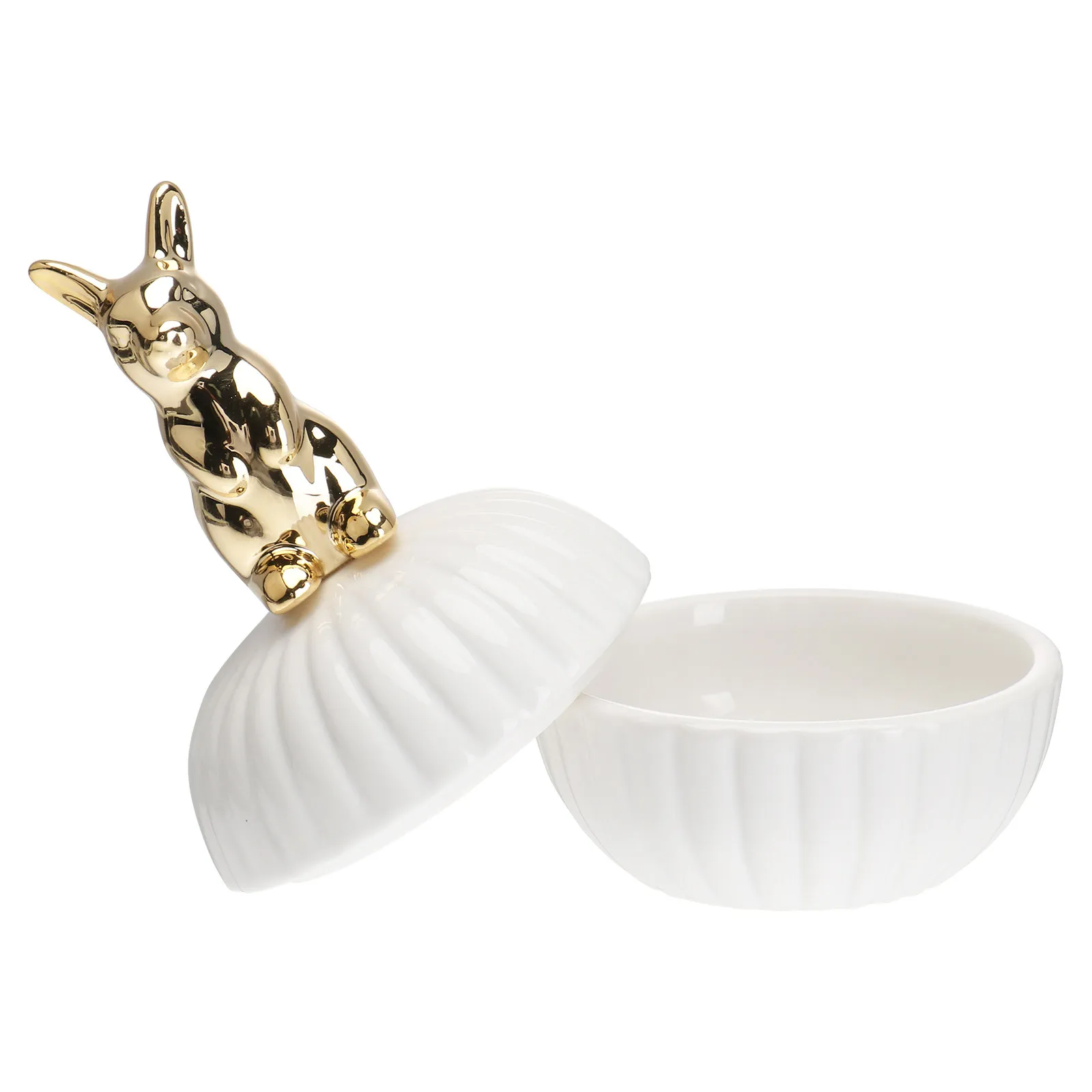 

1 шт. керамическая декоративная шкатулка для украшений, органайзер для хранения, подставка для ожерелий, браслетов, колец, настольный дисплей, декор для дома, белая