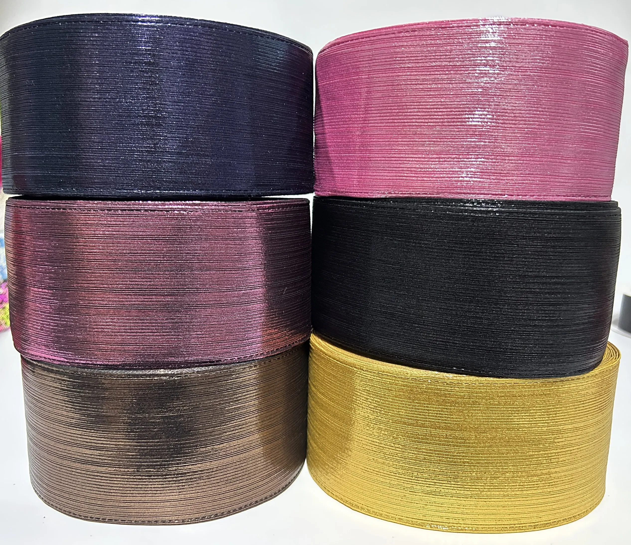 

Metallic Ribbon 75mm 3inch 25yards/roll Packing for Decoration Hairbows Craft Materials DIY Accessories