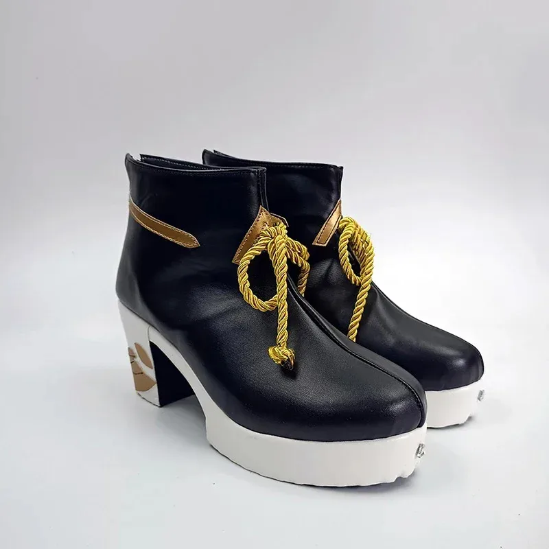 

Wiwiwi 123RealCos Genshin Impact Косплей Ganyu Обувь Женские сапоги для Хэллоуина для девочек на заказ