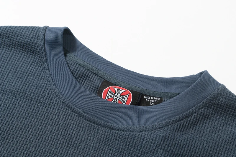 تي شيرت بأكمام طويلة بتصميم وافل لفرقة ويست كوست تشوبرز، للرجال والنساء، طراز قديم، سريع الجفاف، مريح، متوفر باللون الأسود والرمادي والأزرق، قميص فضفاض